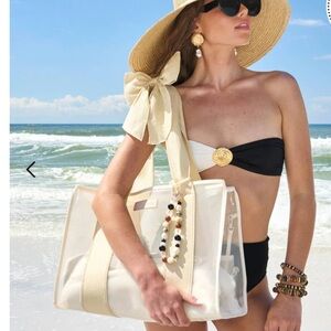 Case-Mate Cream and Tan Tote Bag